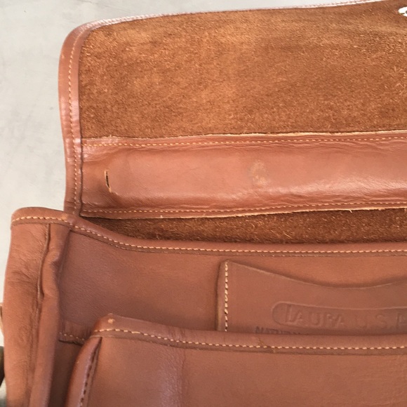 Laura USA/ Leather Briefcase/ - Picture 8 of 8